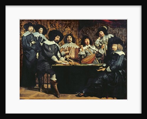 The Academy, or The Amateurs' Meeting, c.1640 by Mathieu Le Nain
