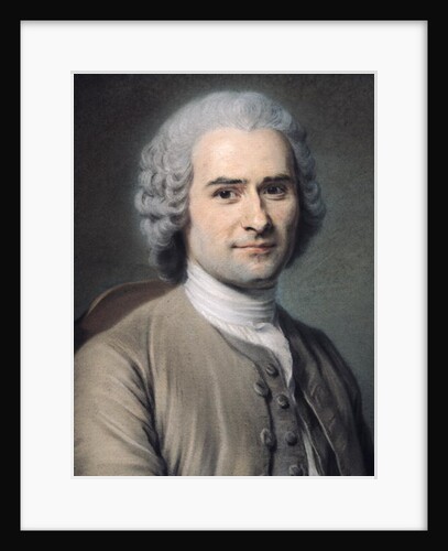 Jean Jacques Rousseau, 18th century by Maurice Quentin de la Tour