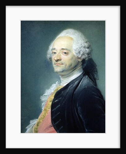 Portrait of Maurice Quentin de la Tour, 1750 by Jean-Baptiste Perronneau
