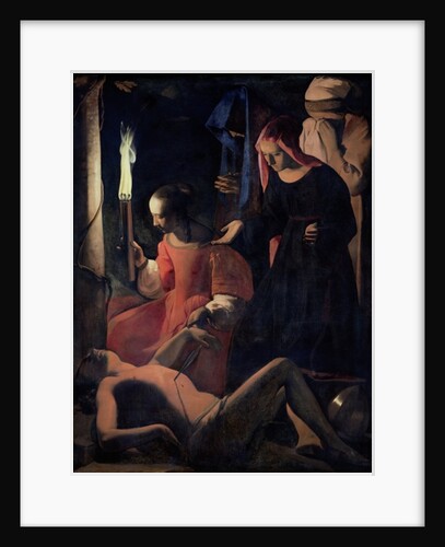 St. Sebastian Tended by St. Irene by Georges de la Tour
