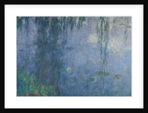 Waterlilies: Morning with Weeping Willows by Claude Monet