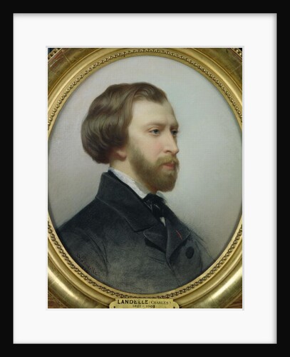 Portrait of Alfred de Musset 1854 by Charles Landelle