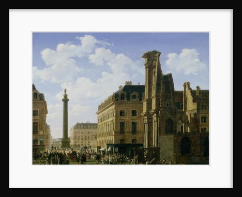 La Place Vendome, 1808 by Etienne Bouhot