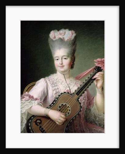 Portrait of Marie-Clothilde of France, also known as Madame Clothilde, queen of Sardinia, 1775 by Francois-Hubert Drouais