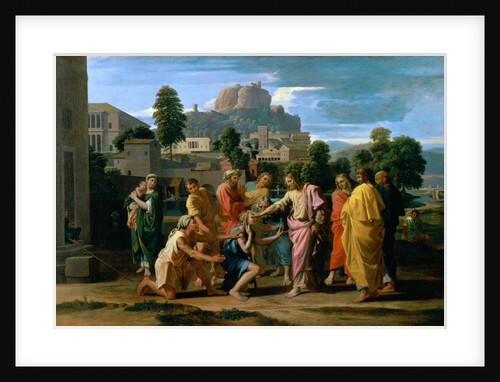 The Blind of Jericho, or Christ Healing the Blind, 1650 by Nicolas Poussin