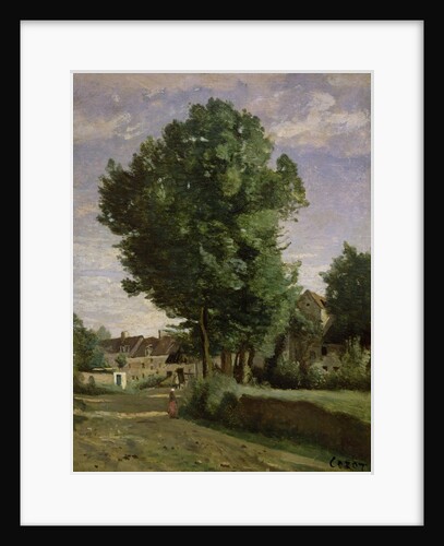 Outskirts of a village near Beauvais, c.1850 by Jean Baptiste Camille Corot