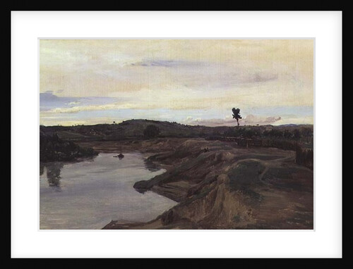 The Promenade du Poussin or, Roman Campagna, c.1826-28 by Jean Baptiste Camille Corot