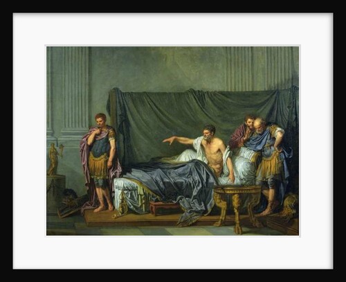 The Emperor Severus Rebuking his Son, Caracalla, for Wanting to Assassinate Him, 1769 by Jean Baptiste Greuze