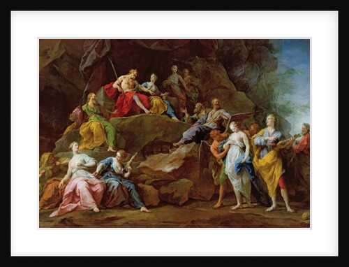 Orpheus in the Underworld reclaiming Eurydice, or The Music, 1763 by Jean II Restout