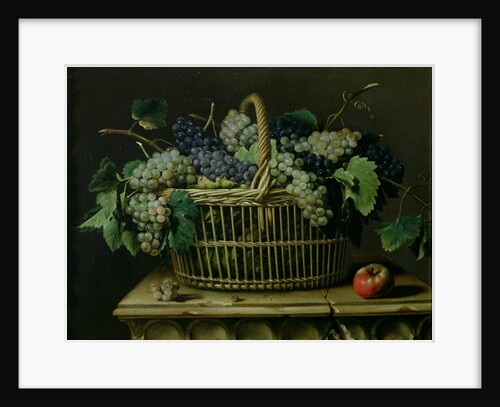 A Basket of Grapes by Pierre Dupuis