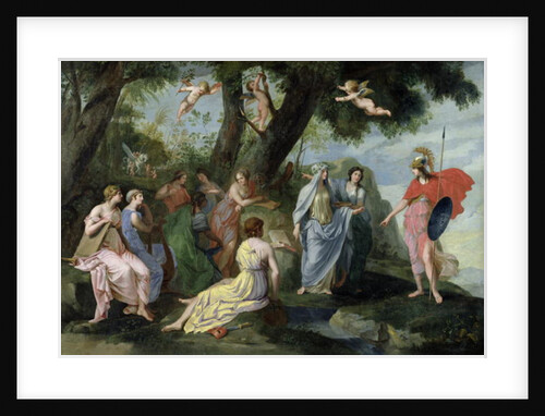 Minerva with the Muses by Jacques Stella