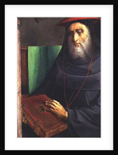 Portrait of Cardinal Bessarion c.1475 by Joos van Gent
