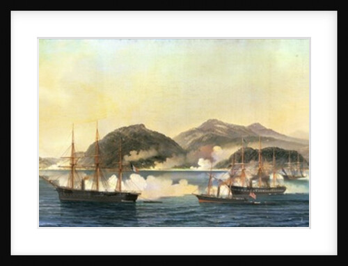 The Second Battle of Shimonoseki, 5th September 1864, 1868 by Jean Baptiste Henri Durand-Brager