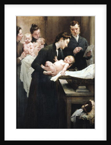 The Drop of Milk in Belleville: Doctor Variot's Surgery, The Weighing Session, 1903 by Henri Jules Jean Geoffroy