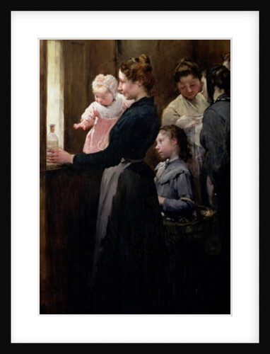 The Drop of Milk in Belleville: Doctor Variot's Surgery, The Distribution of the Milk, 1903 by Henri Jules Jean Geoffroy