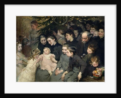 The Drop of Milk in Belleville: The Christmas Tree at the Dispensary, 1908 by Henri Jules Jean Geoffroy