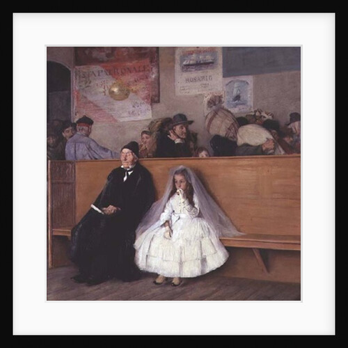 At the Station by Giuseppe Ricci