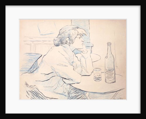 Woman Drinker, or The Hangover, 1889 by Henri de Toulouse-Lautrec
