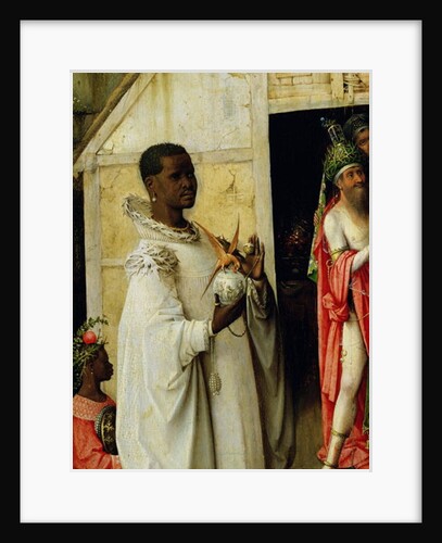 The Adoration of the Magi: detail of King Balthazar from the central panel of the triptych, 1510 by Hieronymus Bosch