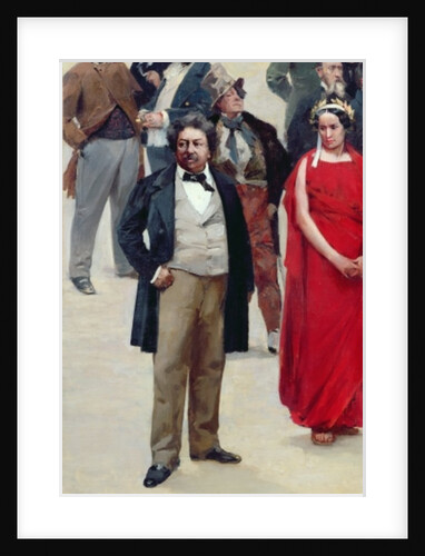 Fragment of the panorama of 'The History of the Century', with portraits of artists and actors, 1889 by Henri & Stevens Alfred Gervex