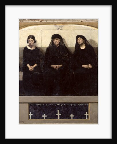 Three Women Grieving for a Lost One by Andre Devambez
