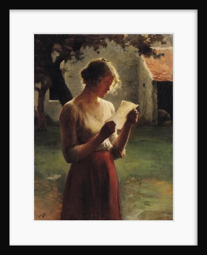 The Letter by Henri Lerolle