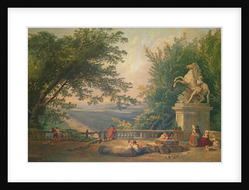 Terrace Ruins in a Park, c.1780 by Hubert Robert