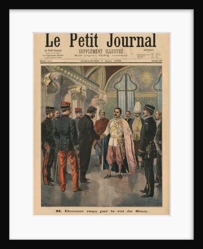 Paul Doumer, Governor General of Indochina, received in Bangkok by Chulalongkorn, King of Siam as Rama V by Oswaldo Tofani