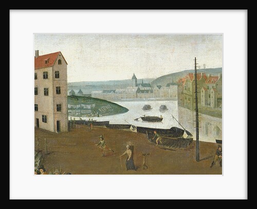 The Ile Notre-Dame, Paris, 1590-3 by French School