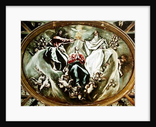 Coronation of the Virgin, 1597-1603 by El Greco