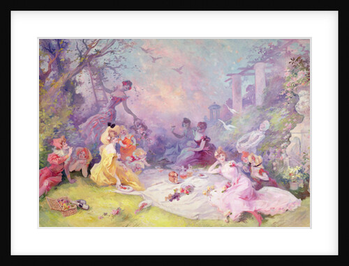 Lunch on the grass, 1904 by Jules Cheret