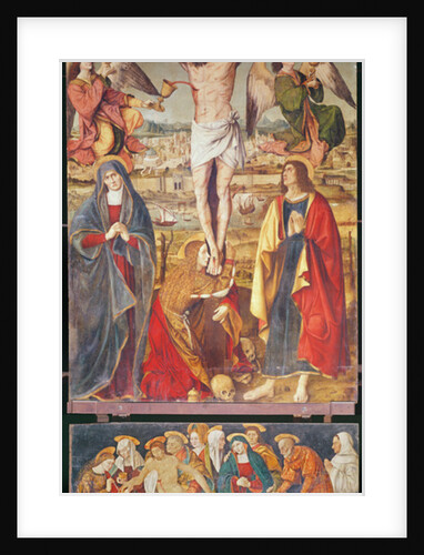 Crucifixion and Entombment by Antonio Ronzen