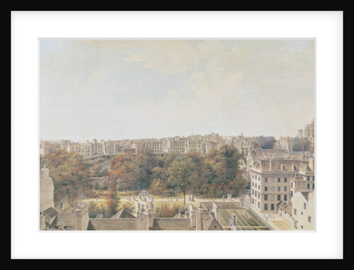 View of Paris from the Belvedere of M. Fornelle, rue des Boulangers, 1787 by Louis-Nicolas de Lespinasse