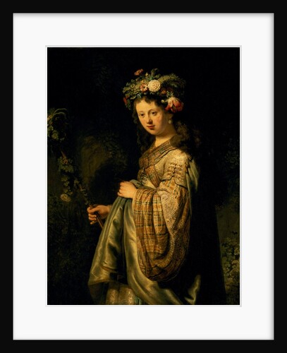 Saskia as Flora, 1634 by Rembrandt Harmensz. van Rijn