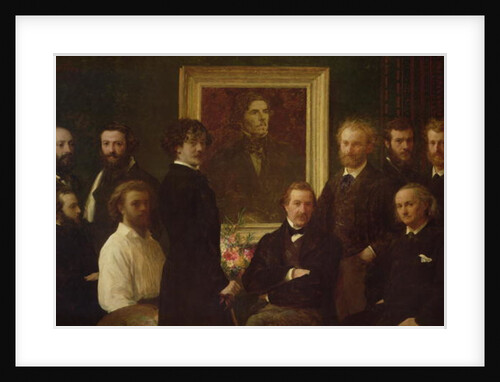 Homage to Delacroix, 1864 by Ignace Henri Jean Fantin-Latour