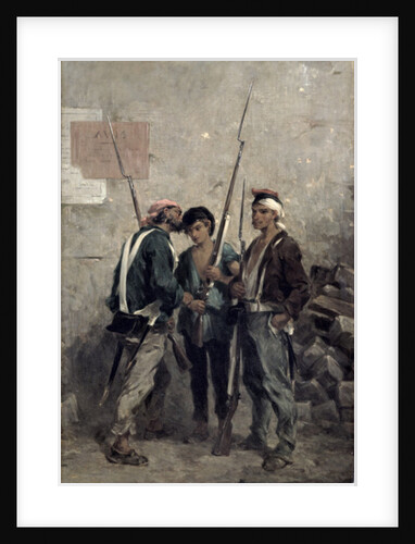 The Password, 24th February 1848 by Adolphe Pierre Leleux