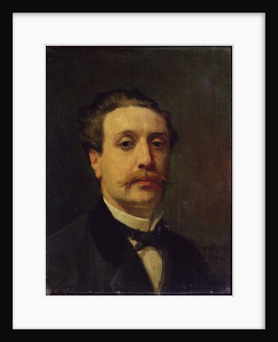 Portrait of Guy de Maupassant 1876 by Francois Nicolas Augustin Feyen-Perrin