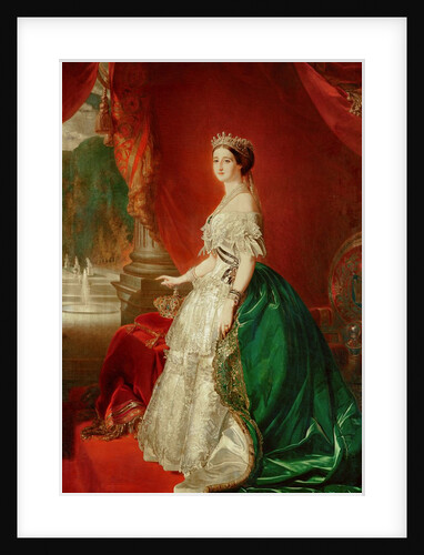 Empress Eugenie of France wife of Napoleon Bonaparte III by Franz Xaver Winterhalter