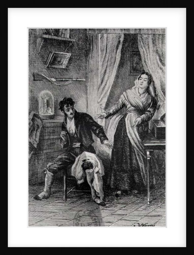 Illustration from 'Colomba' by Prosper Merimee by Jules Worms