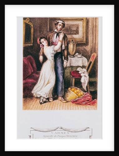 Carmen and Don Jose, 1846 by Prosper Merimee