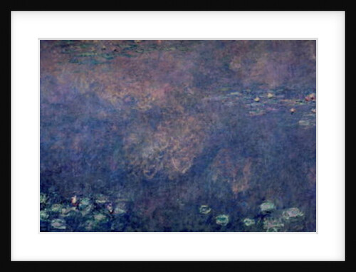 Waterlilies: Two Weeping Willows, centre left section, c.1915-26 by Claude Monet
