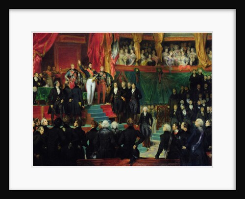 Louis-Philippe is sworn in as king before the Chamber of Deputies, 9th August 1830 by Eugene Deveria