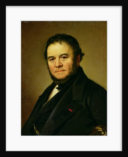 Marie Henri Beyle, known as Stendhal, 1840 by Johan Olaf Sodermark