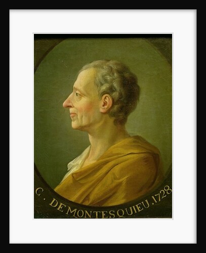 Portrait of Charles de Montesquieu, 1728 by Jacques-Antoine (after) Dassier