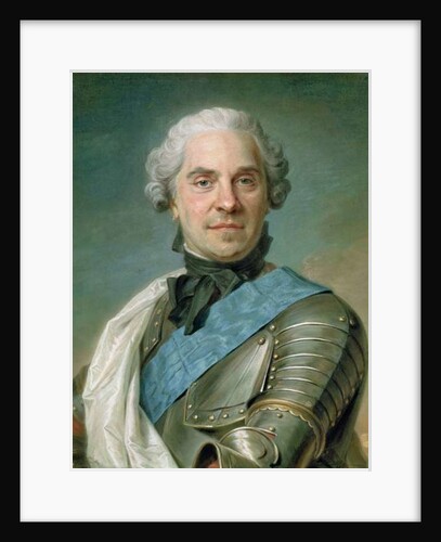 Portrait of Maurice Comte de Saxe by Maurice Quentin de la Tour