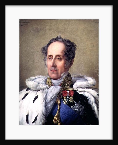 Portrait of Francois Rene Vicomte de Chateaubriand, 1828 by Pierre Louis Delaval or De Laval
