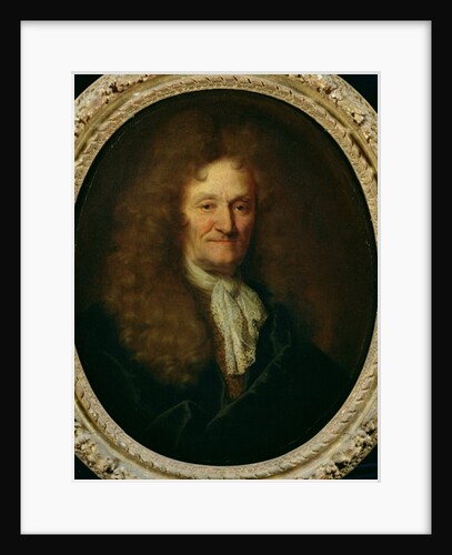 Portrait of Jean de La Fontaine by Nicolas de Largilliere