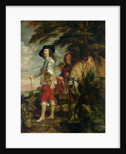King Charles I of England out Hunting, c.1635 by Anthony van Dyck