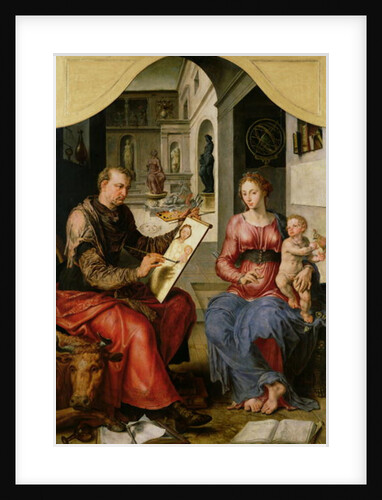 St. Luke Painting the Virgin, c.1545 by Maerten van Heemskerck