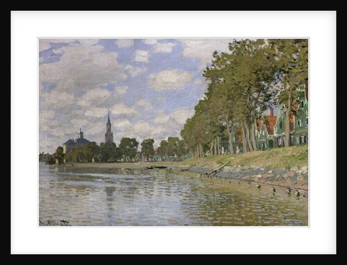 Zaandam 1871 by Claude Monet